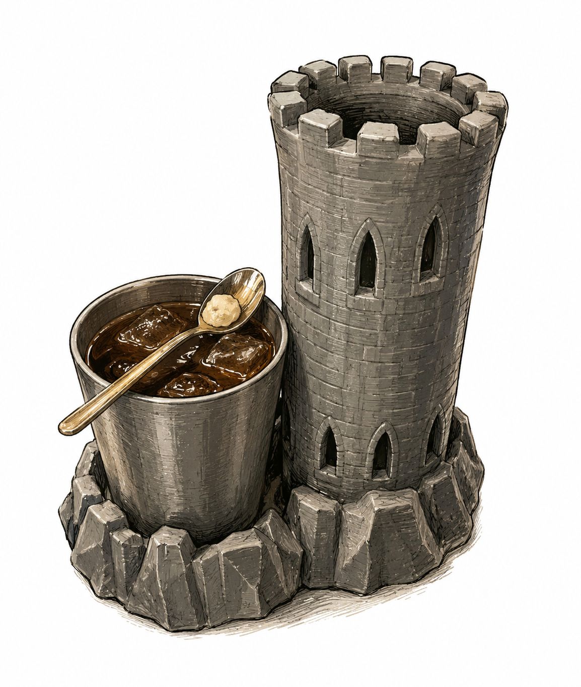 Cóctel Don Fadrique, gin de queso Comté con vermú casero y bitter