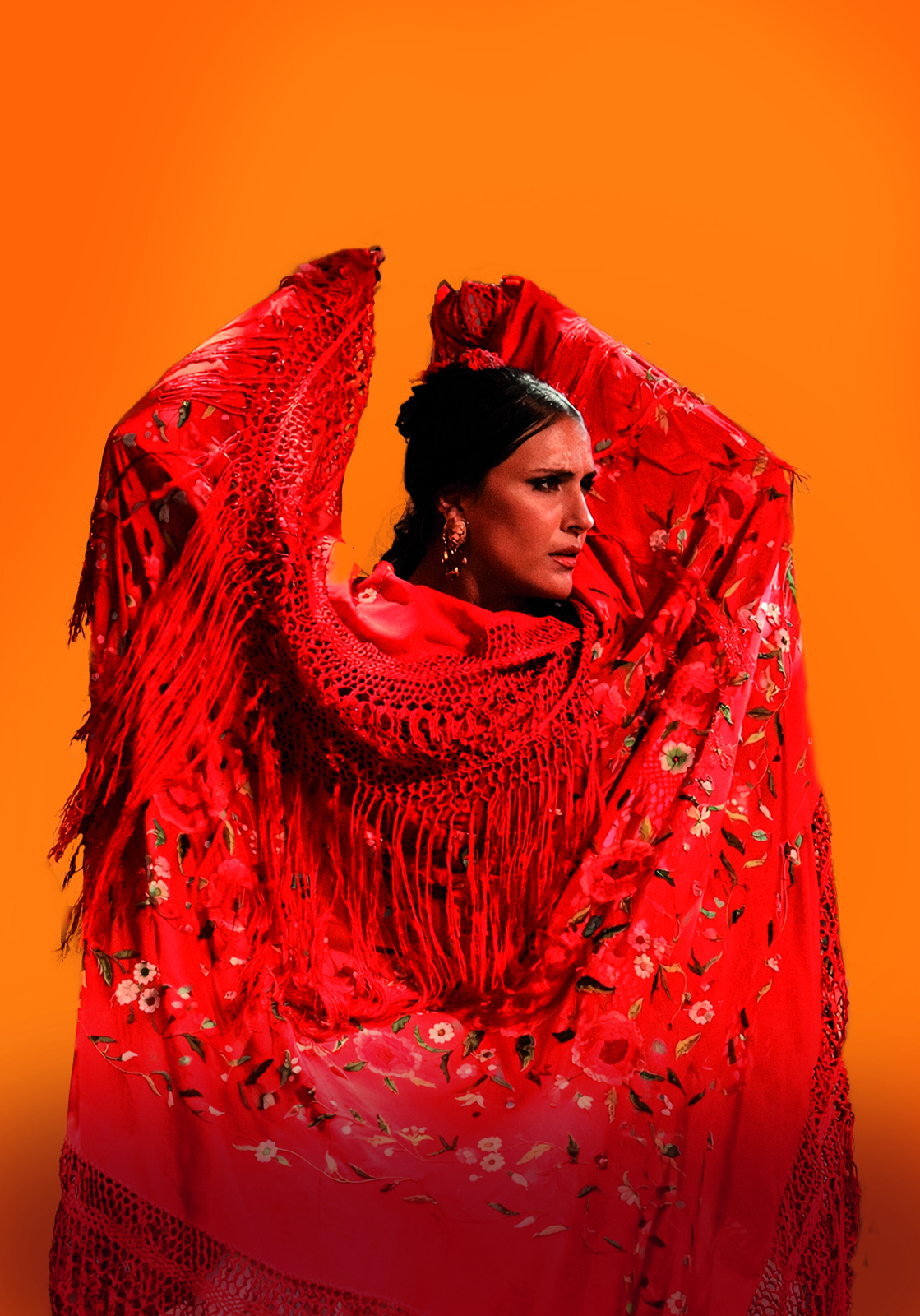 Bailaora flamenca en directo en Coctelería Montana, Sevilla